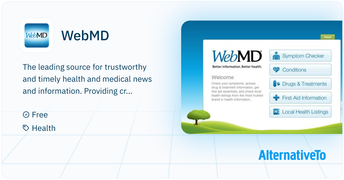 Webmd Example WebMD: The leading source for trustworthy and timely | AlternativeTo