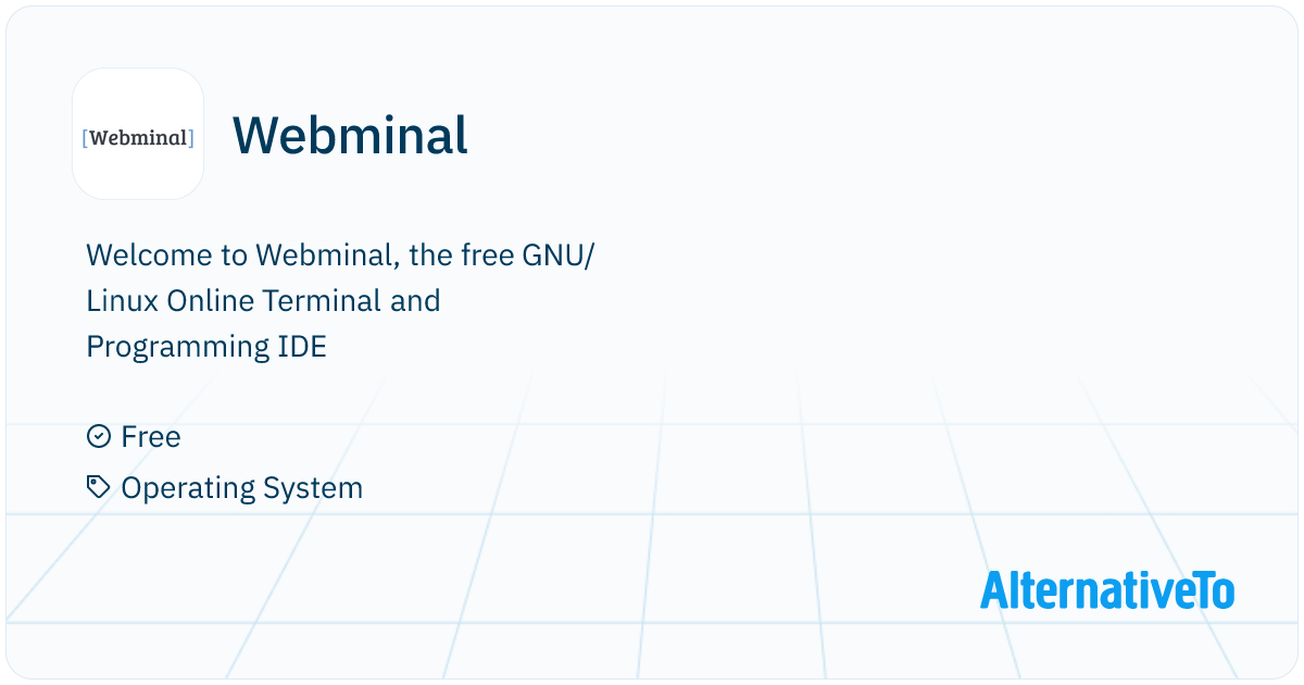 Webminal: Welcome to Webminal, the free GNU/Linux Online Terminal and ...