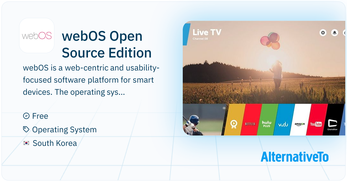 webOS Open Source Edition: WebOS is a web-centric and usability-focused ...
