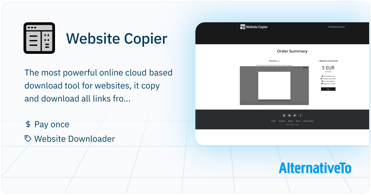 Website Layout Copier Website Copier: The most powerful online cloud based download tool for ...