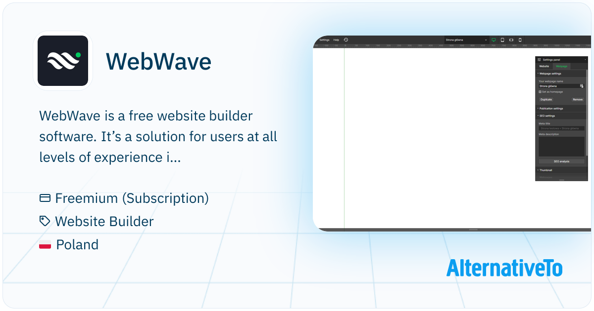 WebWave: Professional website builder software. | AlternativeTo