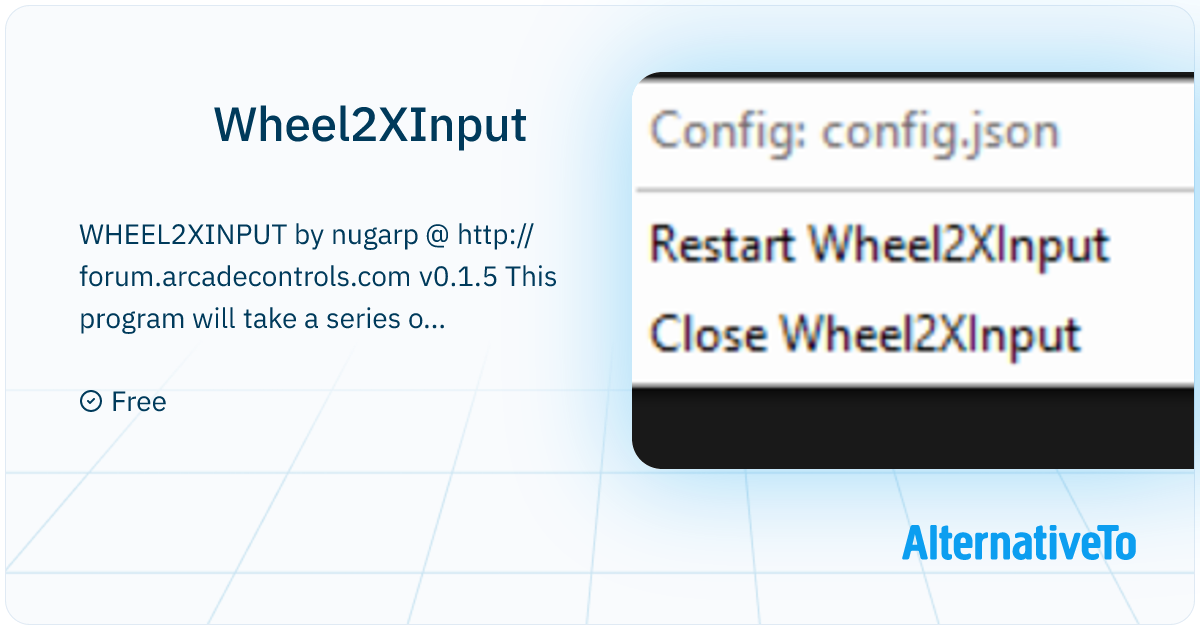 Wheel2XInput: Designed for mapping DirectInput, XInput controllers, and ...