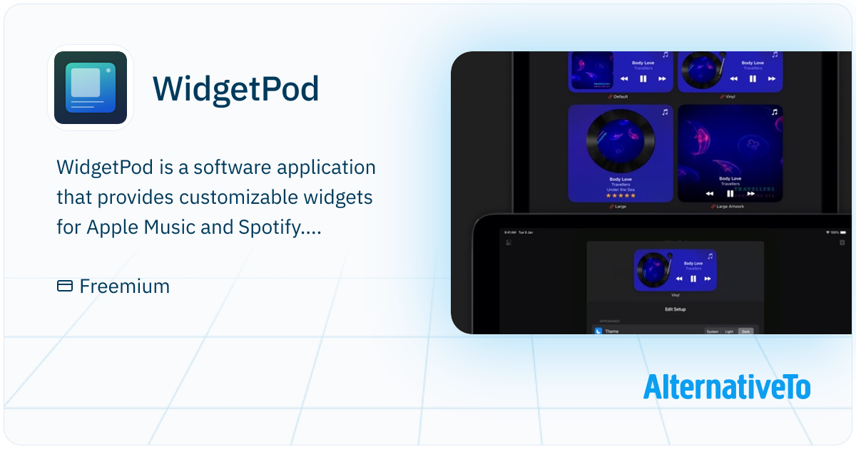 WidgetPod: Gorgeous & customizable widgets for Apple Music and Spotify ...