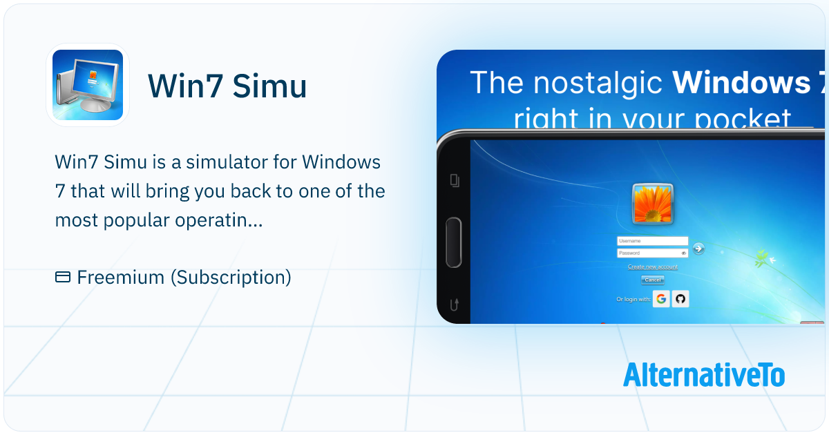 Win7 Simu: Simulator for Windows 7 that will | AlternativeTo