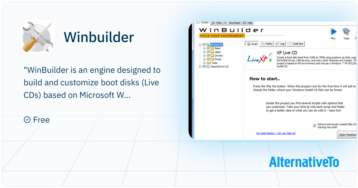 Winbuilder: 