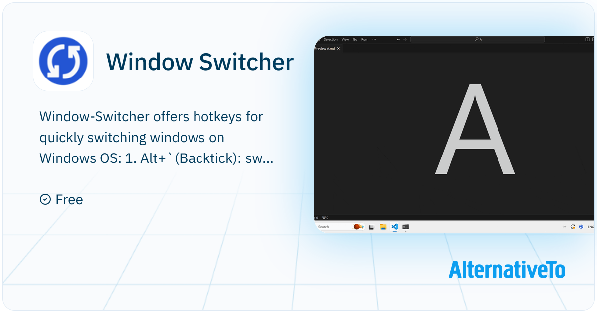 Window Switcher: Easily switch between windows of the same app with ...