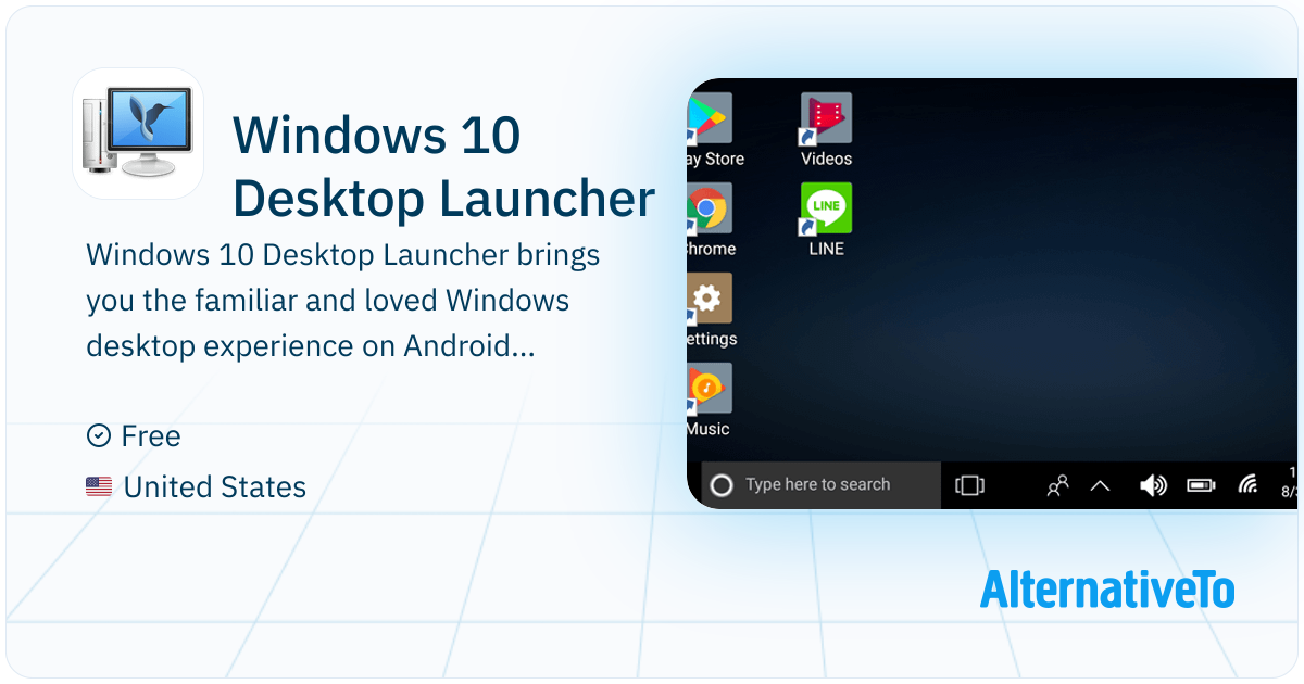 Windows 10 Desktop Launcher: Brings you the familiar and loved Windows ...