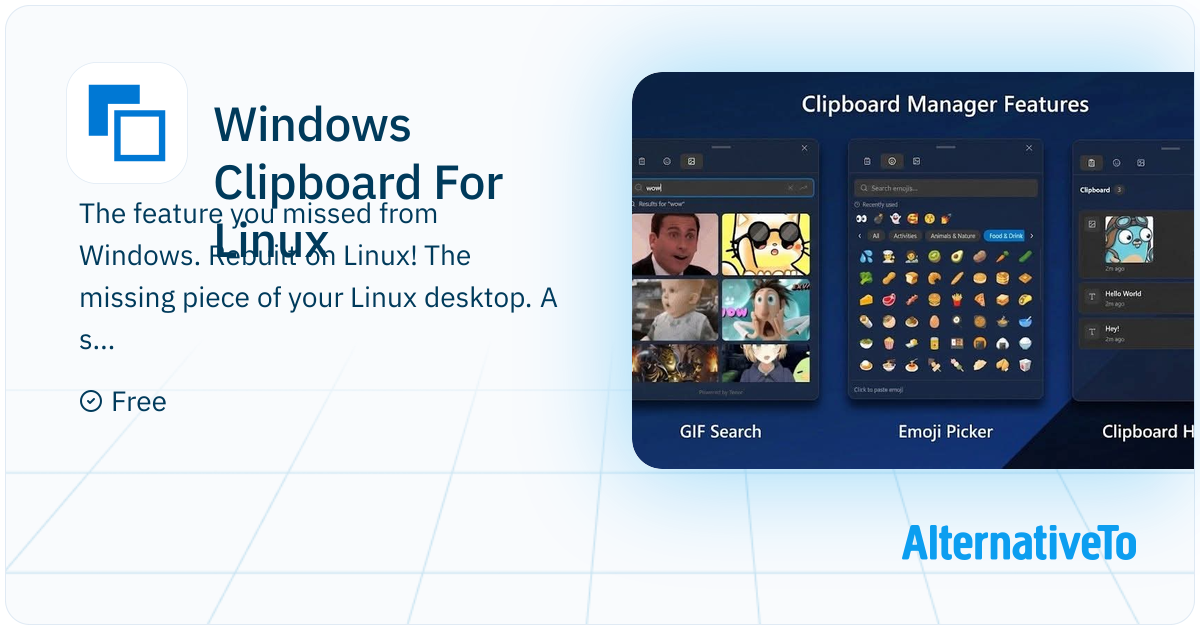 Windows Clipboard For Linux: A beautiful, Windows 11-style Clipboard ...