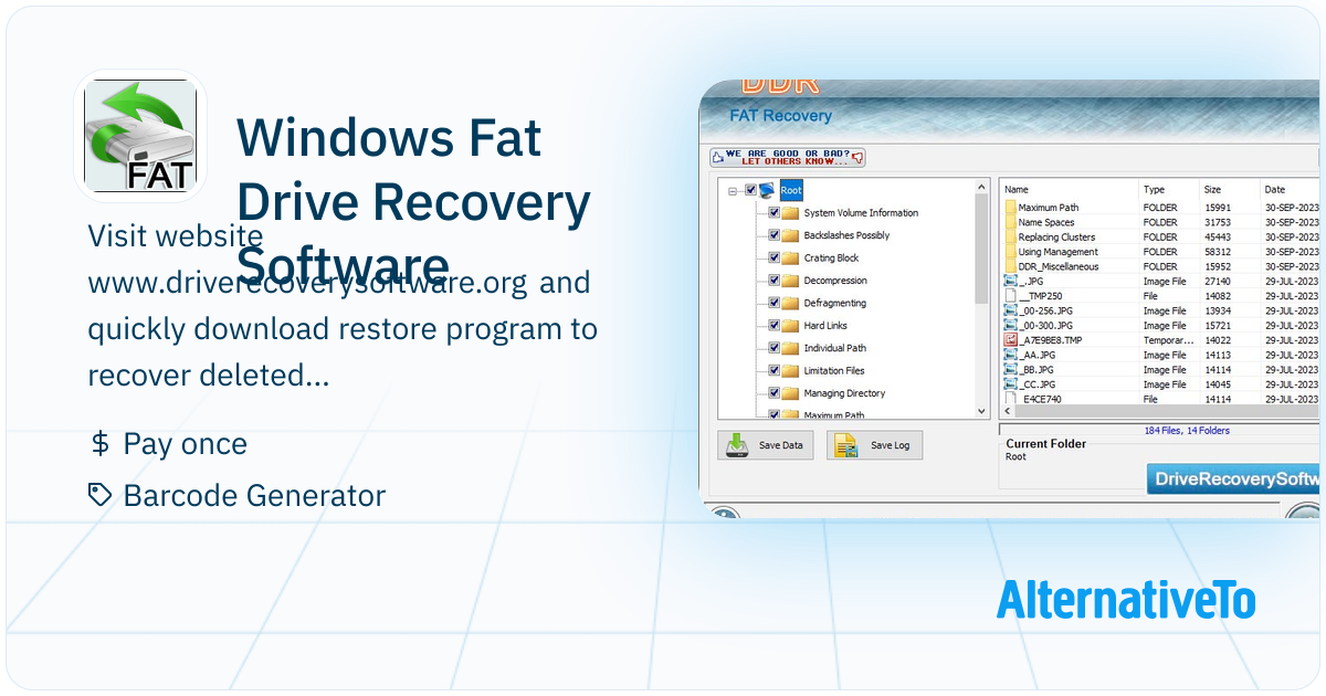 Windows Fat Drive Recovery Software: Is used for restoring formatted ...