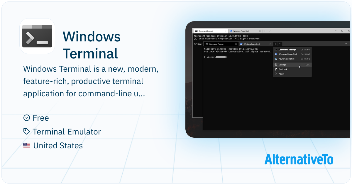 Lcomm Terminal Program Windows Terminal: New, modern, feature-rich, productive terminal ...