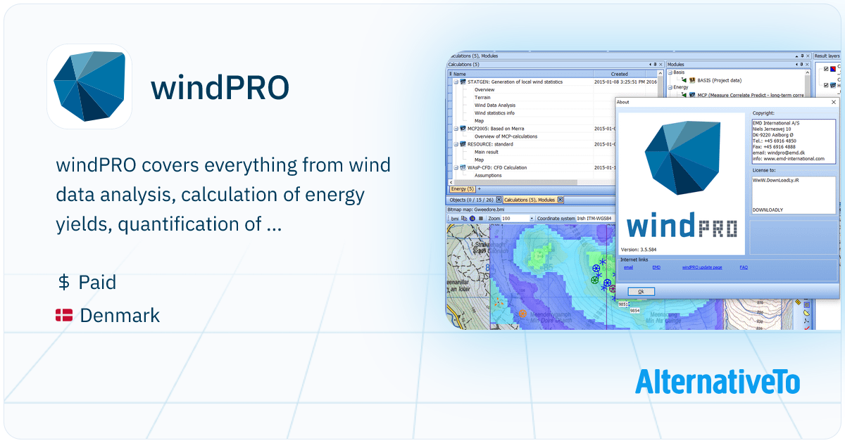 windPRO: Software to design and plan wind farms projects | AlternativeTo