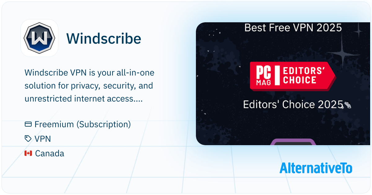 Windscribe: Fast VPN for privacy, encrypted connections, and unlimited ...