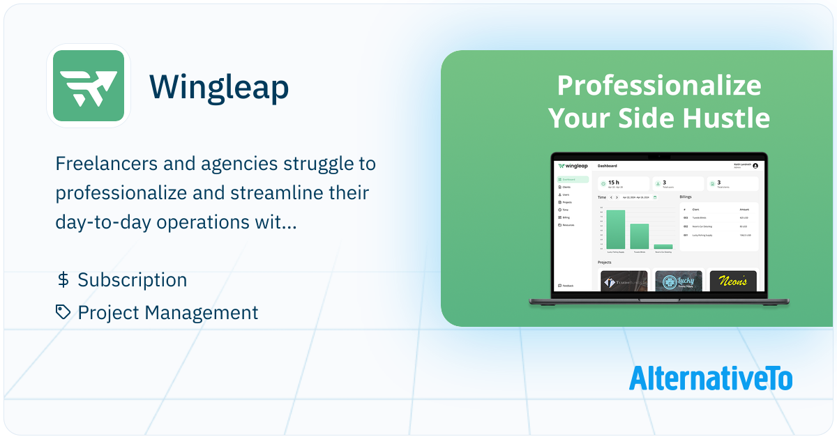Quotelab Wingleap: Helps freelancers and agencies professionalize their day-to ...