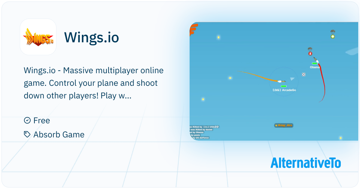 Wings.io: - Massive multiplayer online game | AlternativeTo
