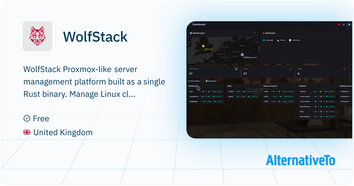 WolfStack: Server management platform for the Wolf software suite ...