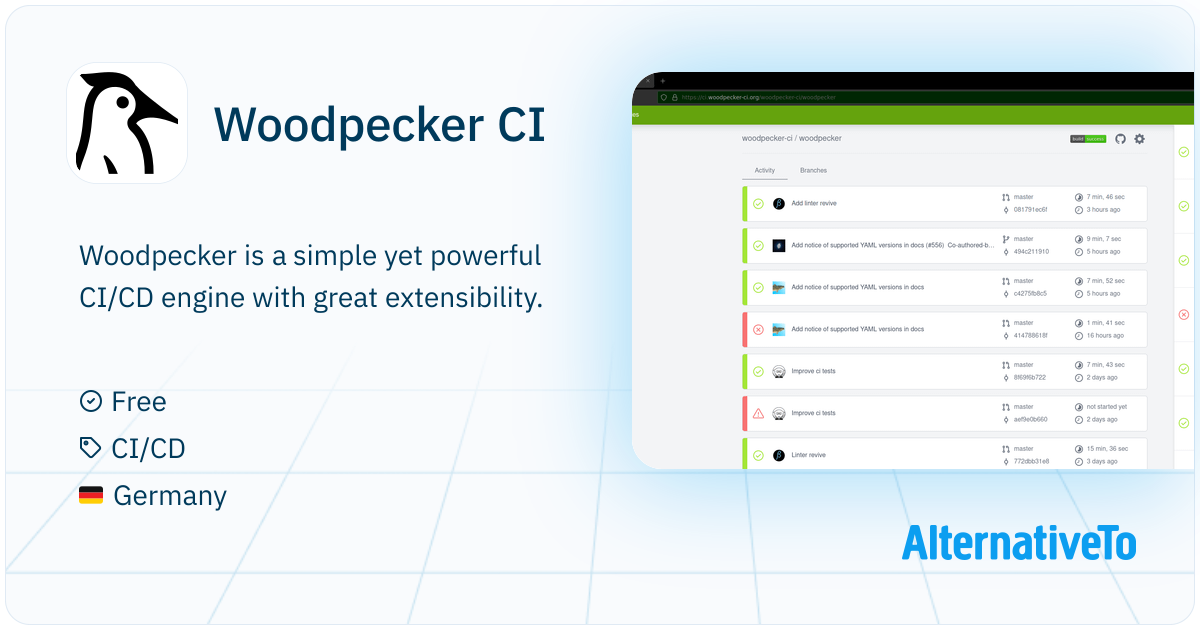 Woodpecker CI: Woodpecker is a simple yet powerful CI/CD engine with ...