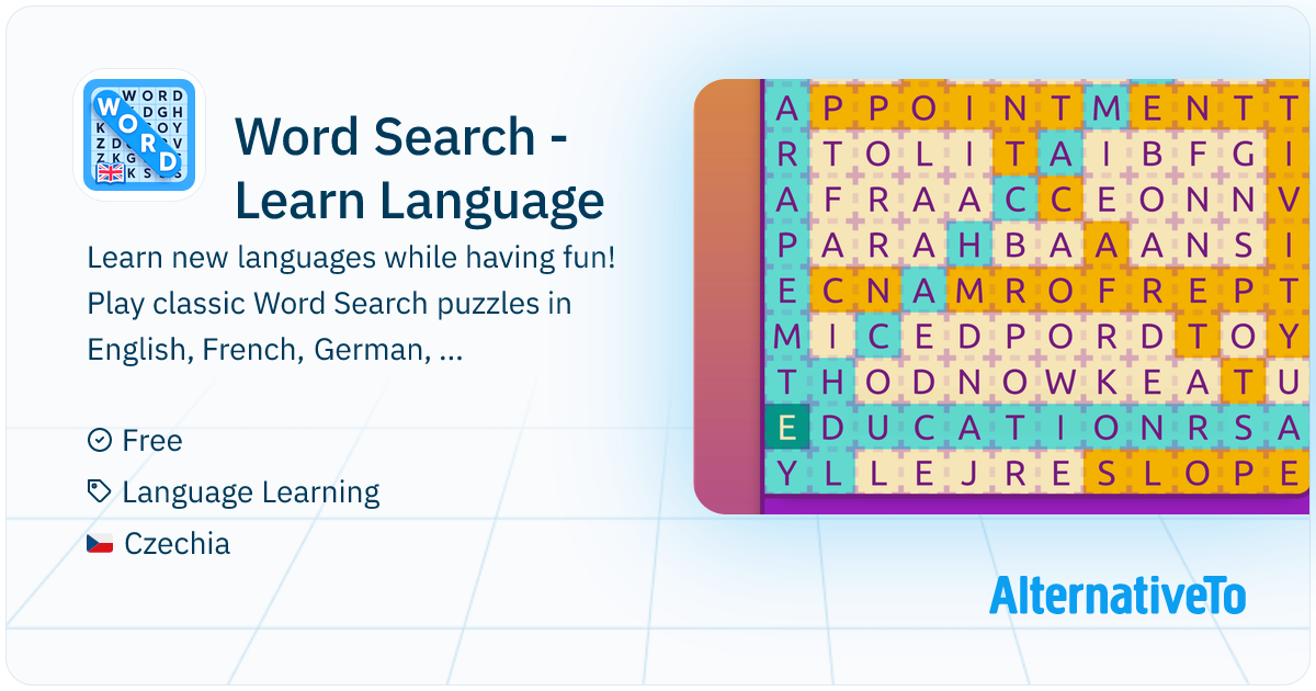 Word Search - Learn Language: Learn languages and expand your ...