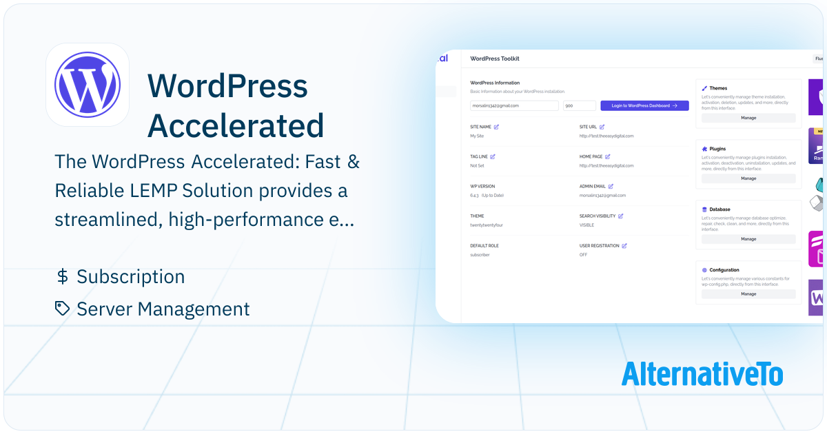 WordPress Accelerated: Fast and reliable WordPress hosting with LEMP ...