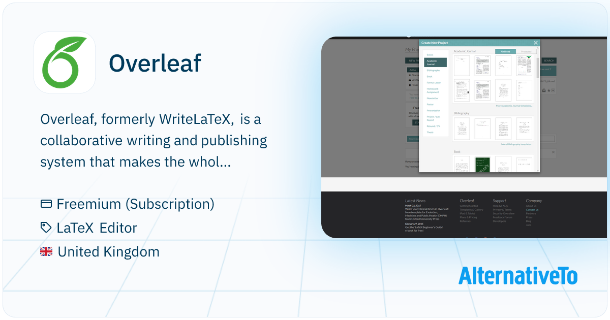 Overleaf: The easy to use, online, collaborative LaTeX editor ...