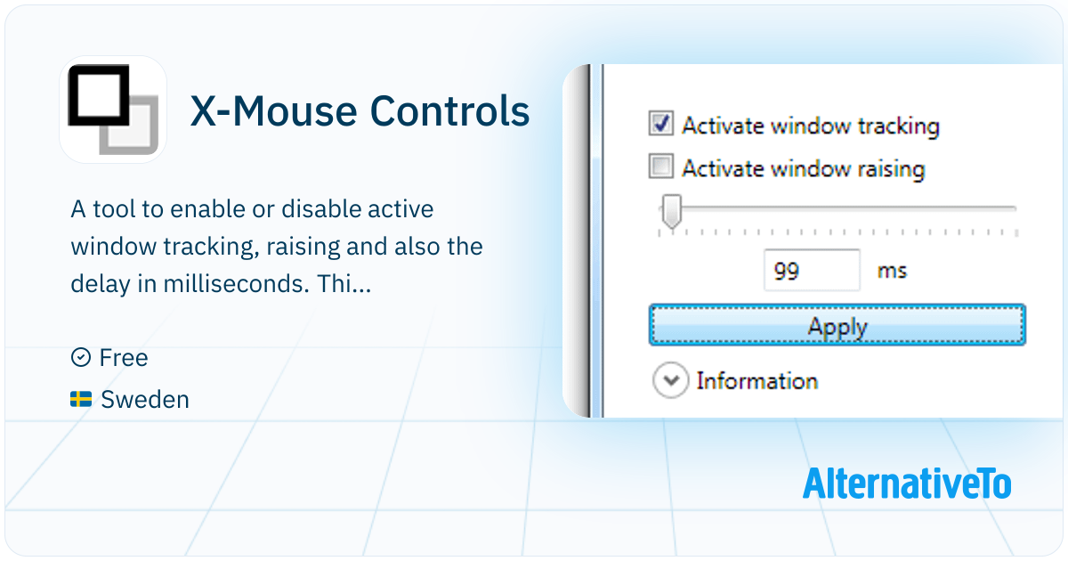 Download X Mouse Control Raton X-Mouse Controls: A tool to enable or disable active window | AlternativeTo