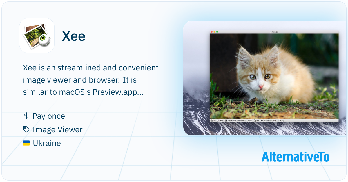 Xee Xee: Mac image viewer we always wanted and never had. | AlternativeTo