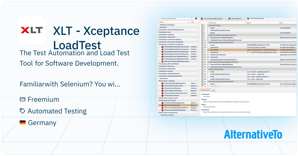 Loadtest XLT - Xceptance LoadTest: The Test Automation and Load Test Tool for ...