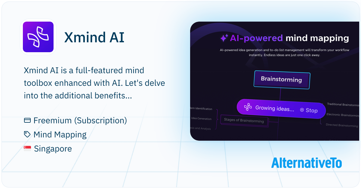 Xmind AI: Powerful online mind mapping tool that uses AI to assist in ...