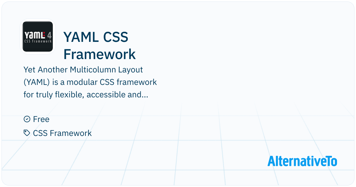 YAML CSS Framework: Yet Another Multicolumn Layout (YAML) is a ...