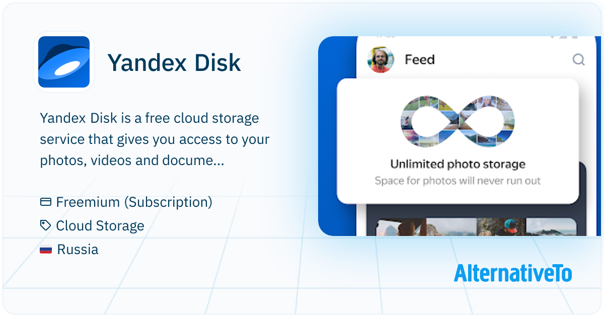 Yandex Disk: Free cloud storage service that | AlternativeTo