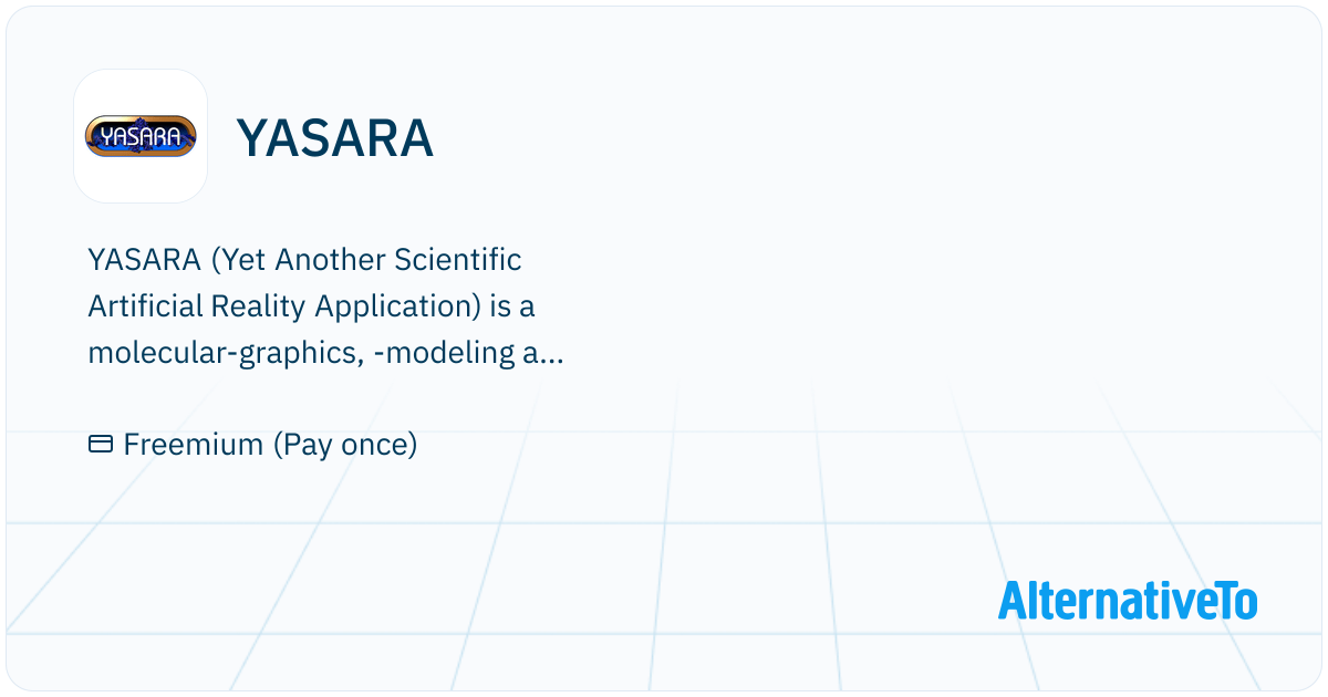 Api Yasra YASARA: View, model, and animate 3d structures of proteins and other ...