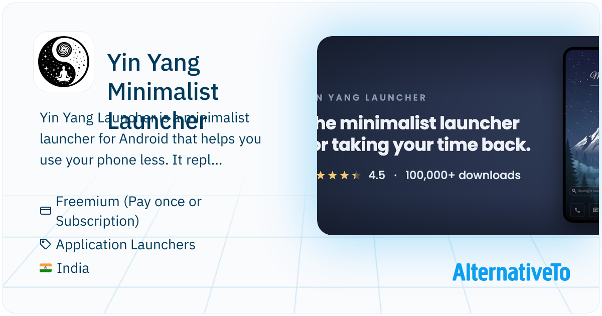 Yin Yang Minimalist Launcher: Minimalist Launcher for Digital Balance ...