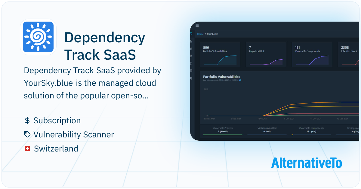 Dependency Track SaaS: Scan your software components for ...
