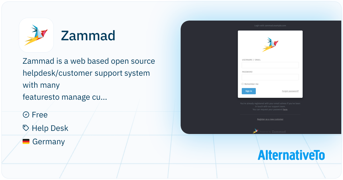 Zammad: Web based open source helpdesk/customer support system with ...