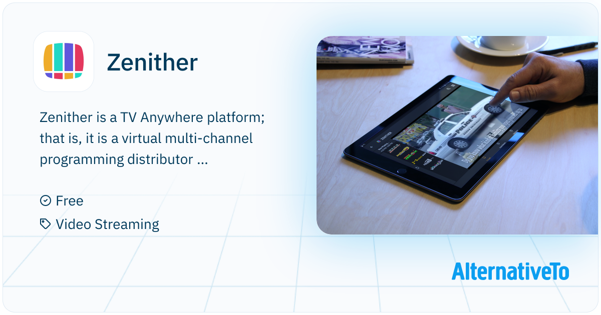 Zenythr Zenither: Easy to use, TV Anywhere channel surfing experience ...
