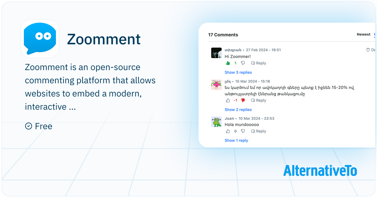 Zoomment: A lightweight, customizable, open-source commenting system ...