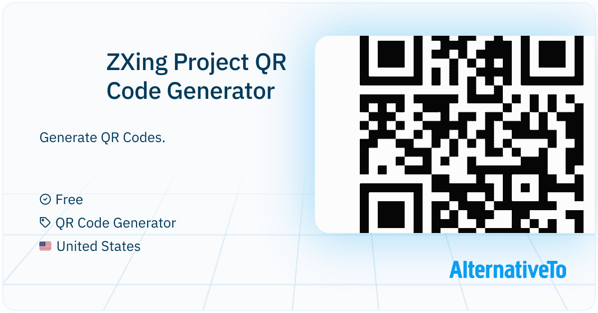 ZXing Project QR Code Generator: Generate QR Codes | AlternativeTo