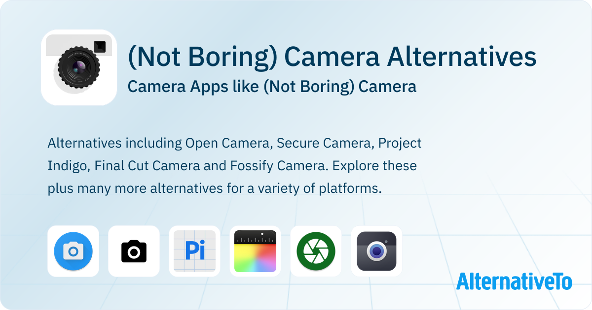 (Not Boring) Camera Alternatives: Top 12 Camera & Similar Apps ...