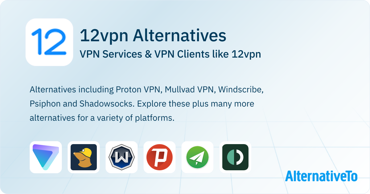 Vpn Gui 12vpn 12vpn Alternatives: Top 12 VPN Services & VPN Clients | AlternativeTo