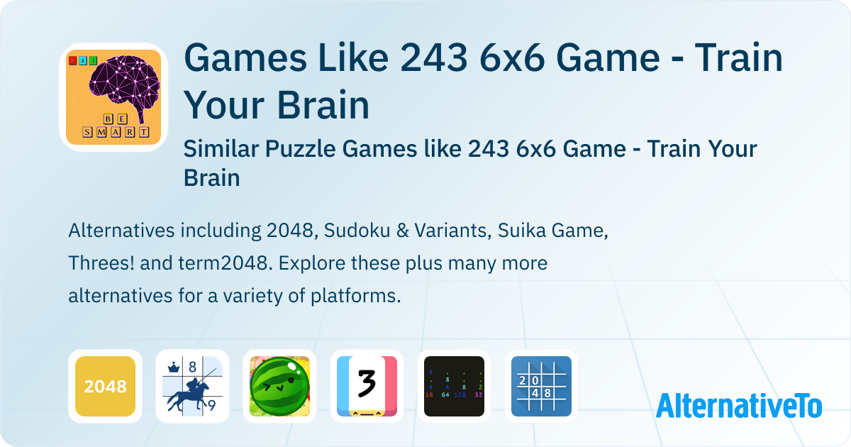 Games Like 243 6x6 Game - Train Your Brain: Similar Puzzle Games 2026 ...