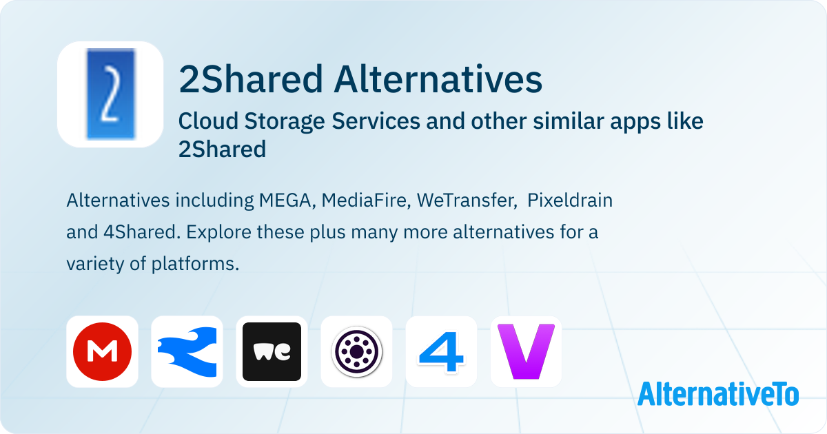 2Shared Alternatives: Top 12 Cloud Storage Services & Similar Websites ...