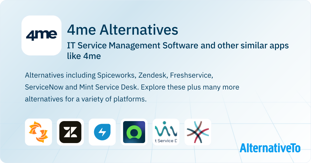4me Alternatives: Top 19 IT Service Management Software & Similar Apps ...