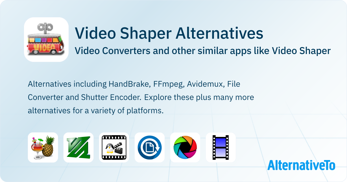 Video Shaper Alternatives: Top 12 Video Converters & Similar Apps ...