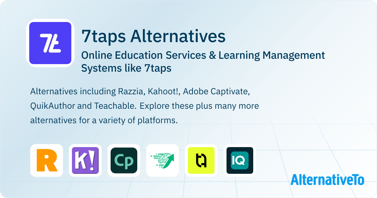 7taps Alternatives: Top 12 Online Education Services | AlternativeTo