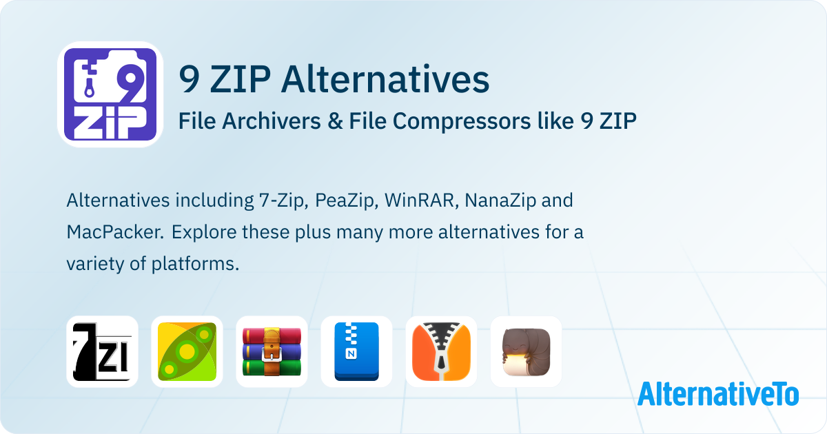 9 ZIP Alternatives: Top 12 File Archivers & File Compressors ...