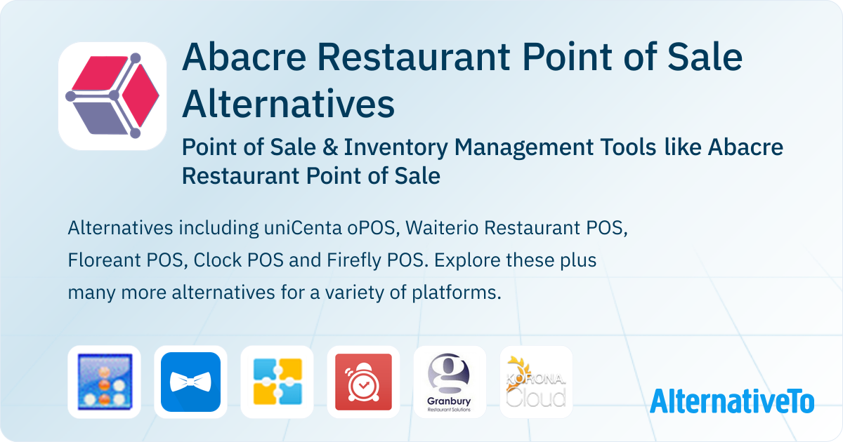 Abacre Restaurant Point of Sale Alternatives: Top 20 Point of Sale ...