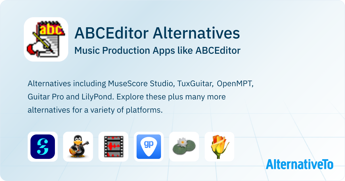ABCEditor Alternatives: Top 12 Music Production & Similar Apps ...