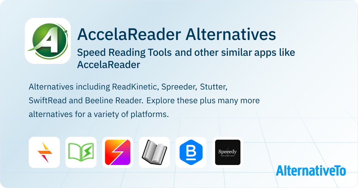 Accelareader AccelaReader Alternatives: Top 11 Speed Reading Tools & Similar ...
