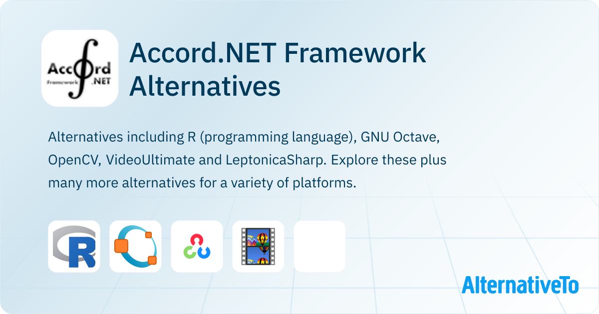 Accord.NET Framework Alternatives - Explore Similar Software ...