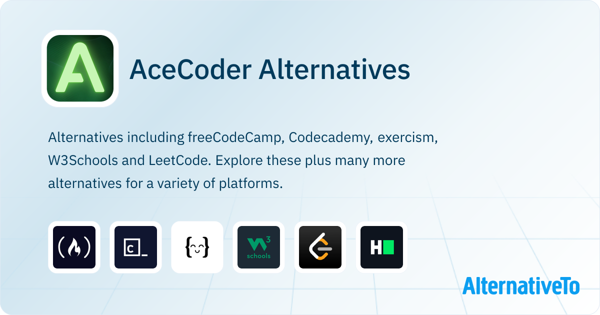 AceCoder Alternatives - Explore Similar Apps & Services | AlternativeTo