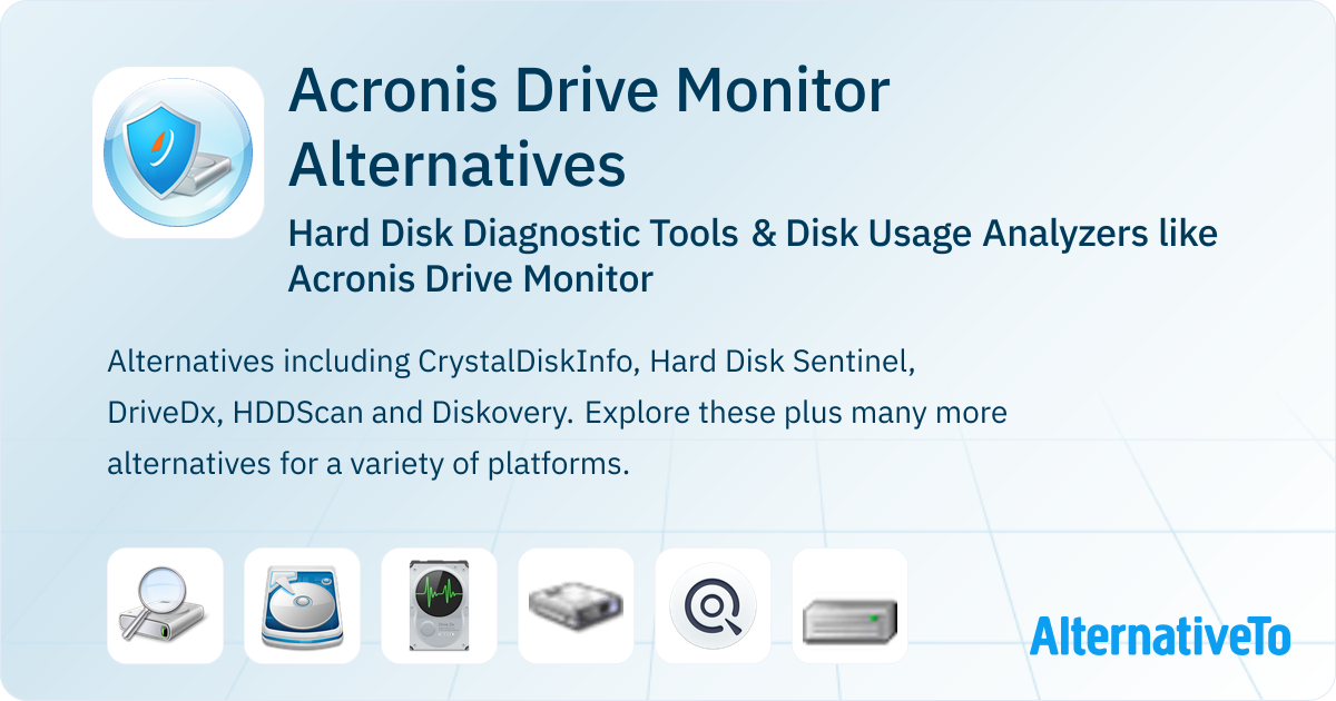 Acronis Drive Monitor Alternatives: Top 21 Hard Disk Diagnostic Tools ...
